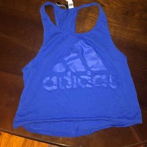 Adidas workout crop top